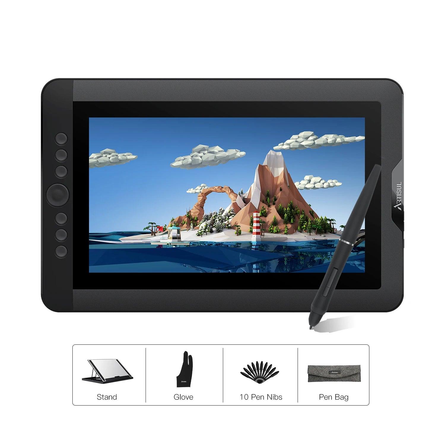 Artisul D13S 13.3-Inch Pen Display with 6 Customized Press Keys